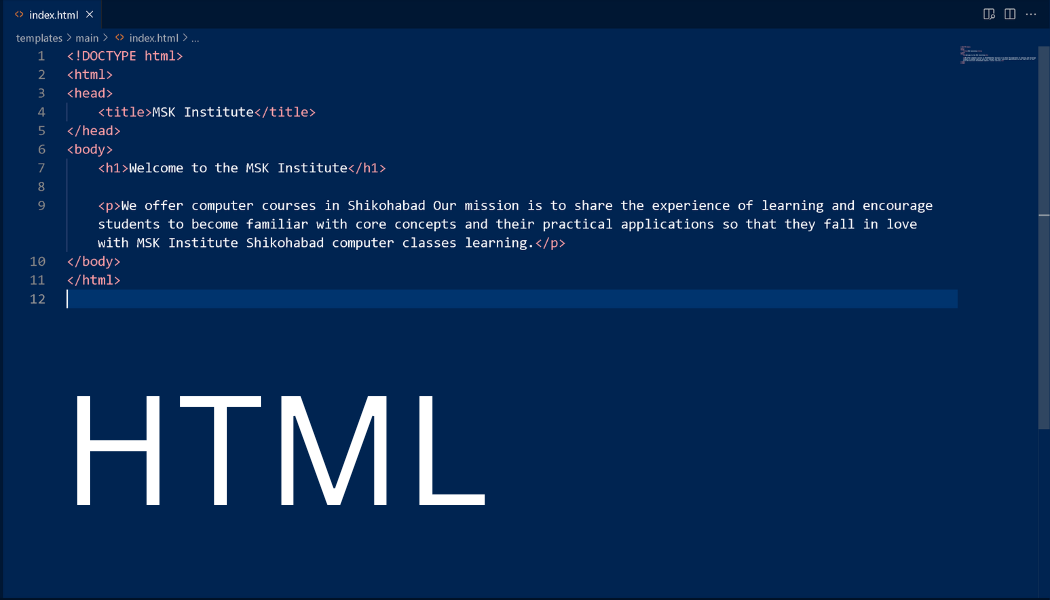 html